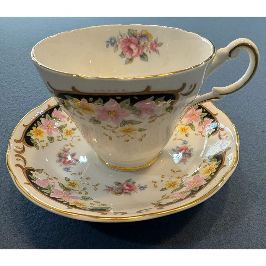 ANX7 Footed Cup & Saucer Set by Allyn Nelson-1