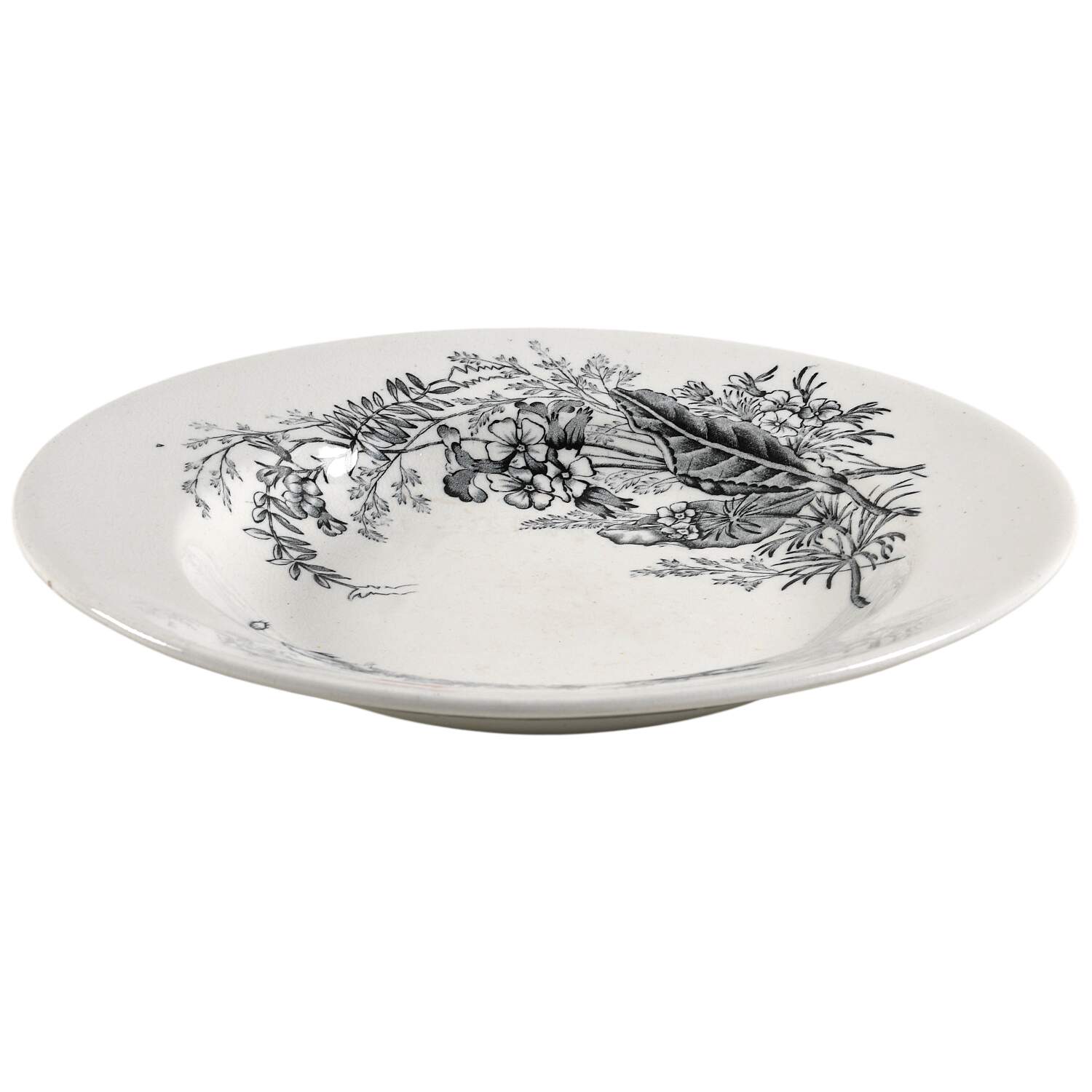 Victoria Gray Rim Soup Bowl by Ashworth Bros-1