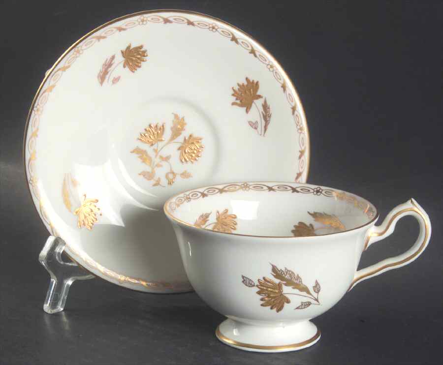 ABB3 Footed Cup & Saucer Set by Abbeydale-1