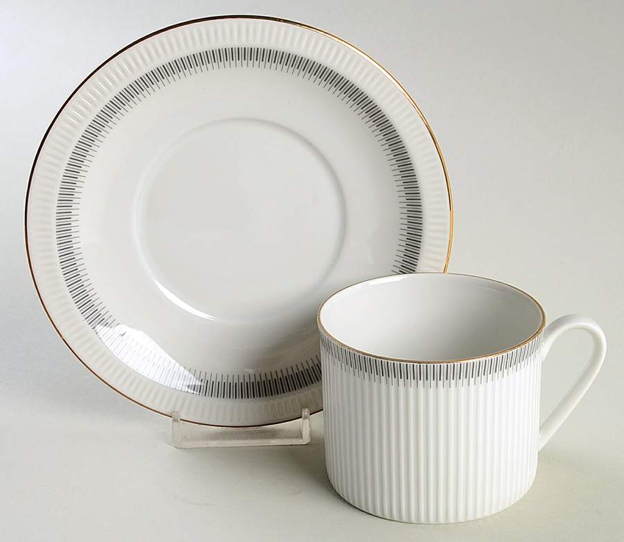 Larissa Flat Cup & Saucer Set by Arzberg-1