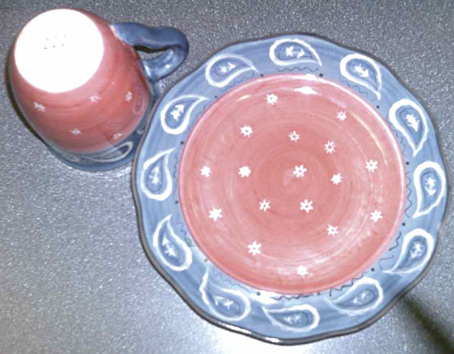 Bandana Salad Plate by 222 Fifth (PTS)-1