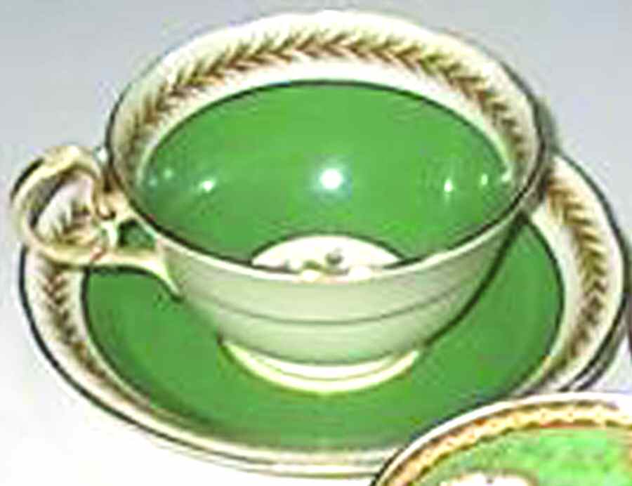 A4201 Footed Cup & Saucer Set by John  Aynsley & Sons-1