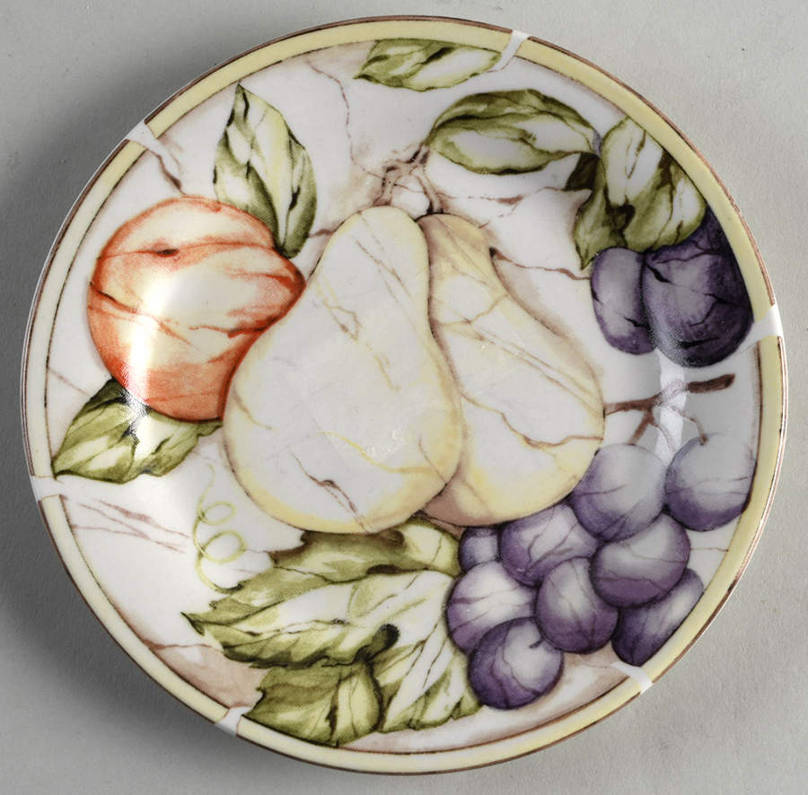Pompeii Fruit Bread & Butter Plate by American Atelier-1