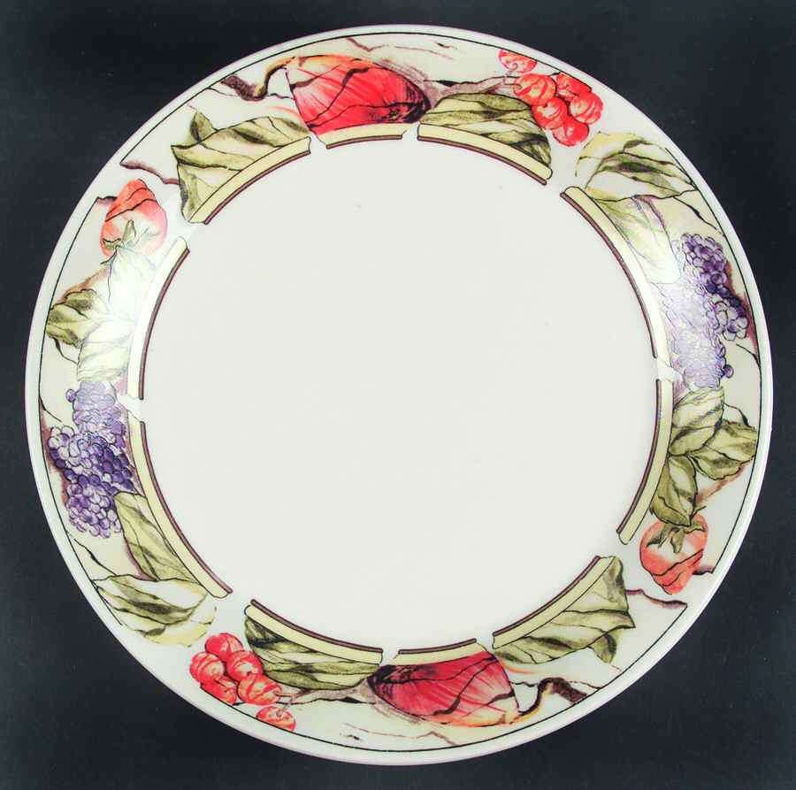 Pompeii Fruit Dinner Plate by American Atelier-1