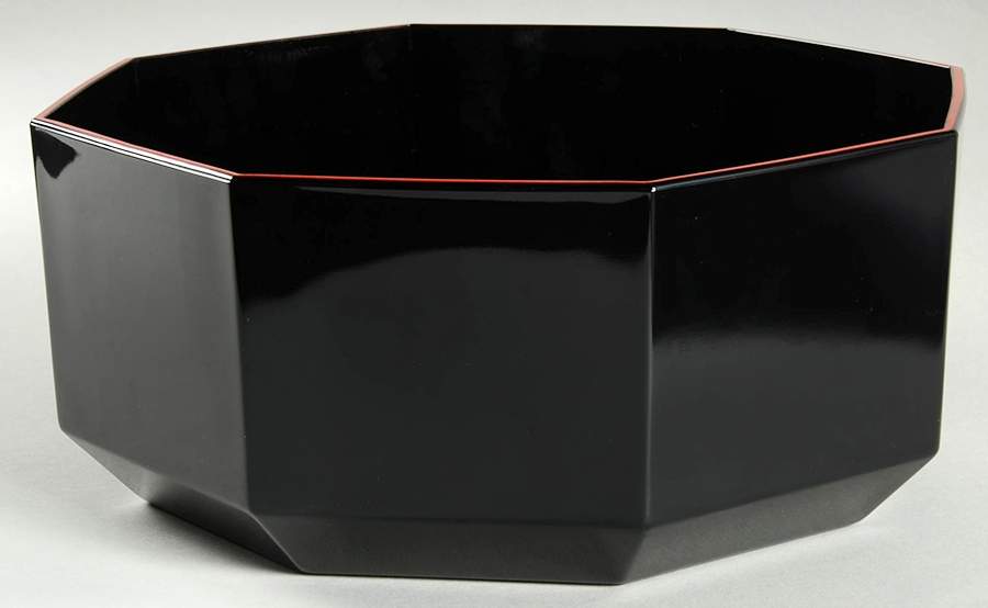 Shanghai (Red Trim) 9" Salad Serving Bowl by Arcoroc-1