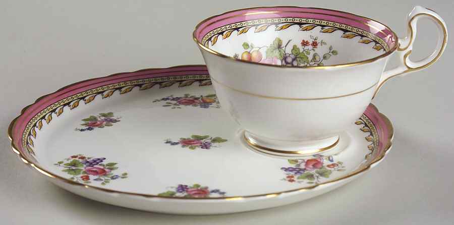 B380 Snack Plate & Cup Set by John  Aynsley & Sons-1