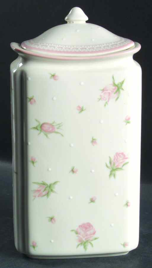 Stephanie Large Canister & Lid by 222 Fifth (PTS)-1