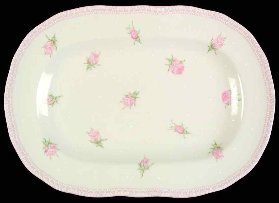 Stephanie 13" Oval Serving Platter by 222 Fifth (PTS)-1