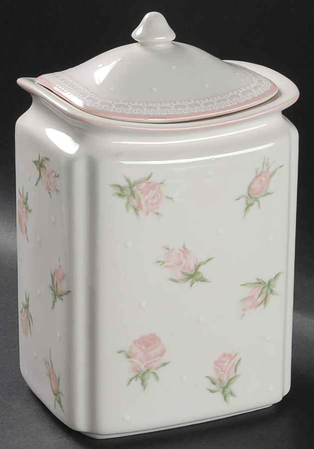 Stephanie Medium Canister & Lid by 222 Fifth (PTS)-1