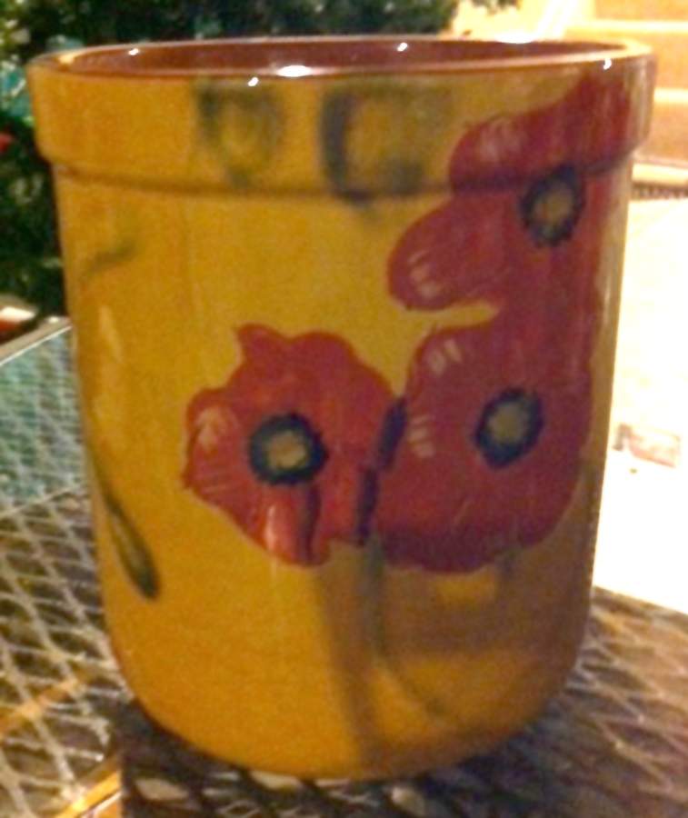 Fleur Rouge Utensil Holder by Ambiance-1