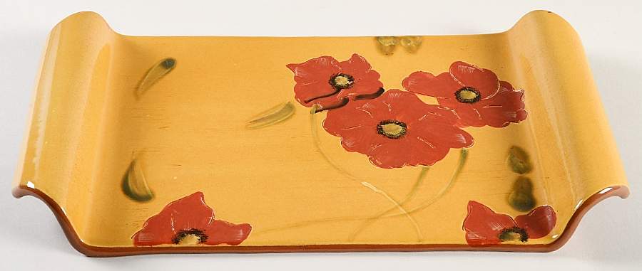 Fleur Rouge Handled Cheese Board by Ambiance-1