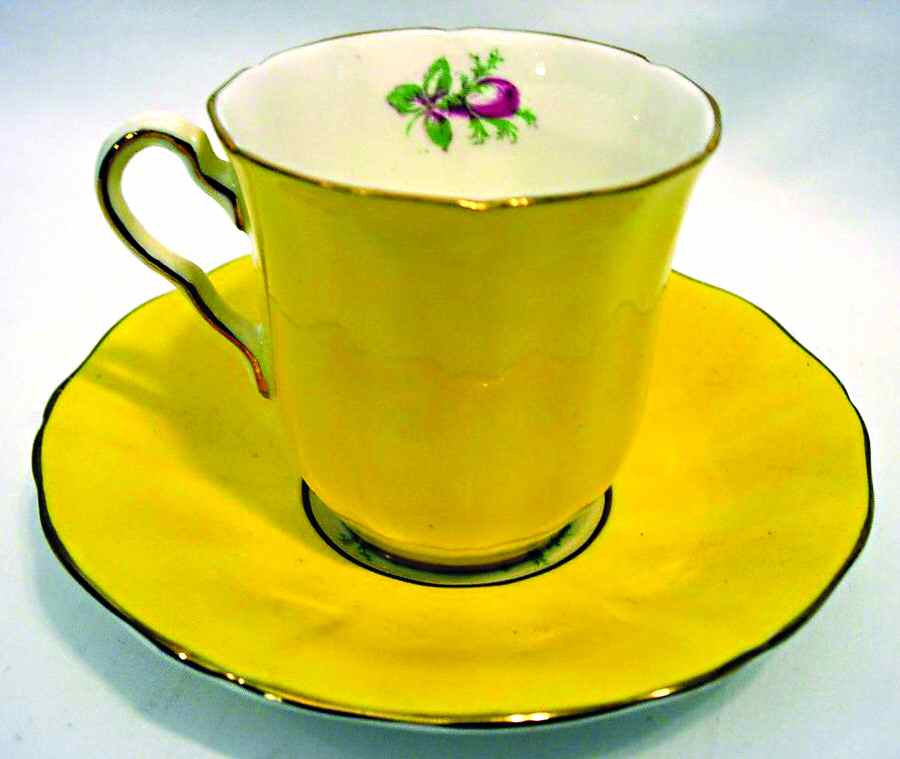 285 Footed Cup & Saucer Set by Adderley-1