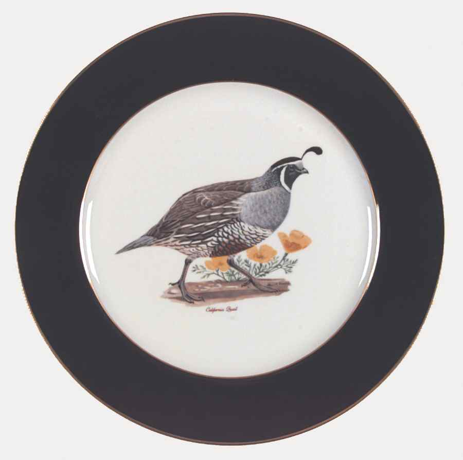 American Game Birds (Rim) Dinner Plate by American Manor-1