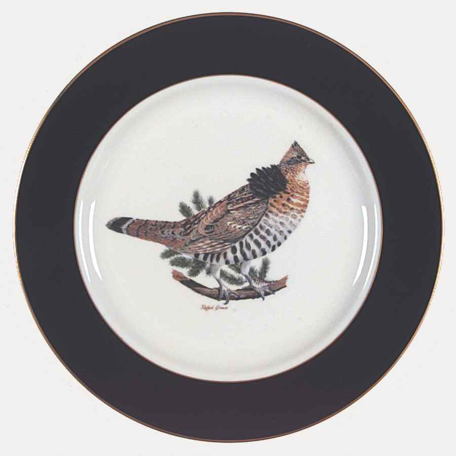 American Game Birds (Rim) Dinner Plate by American Manor-1
