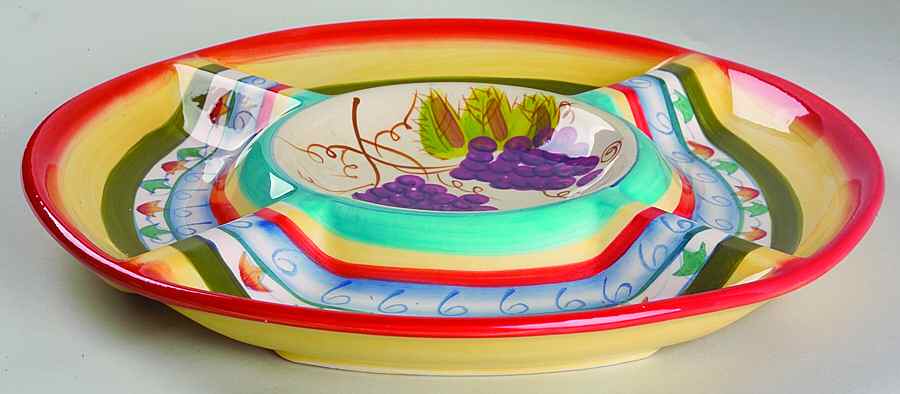 Napa Valley 1 Piece Chip & Dip by Ambiance-1