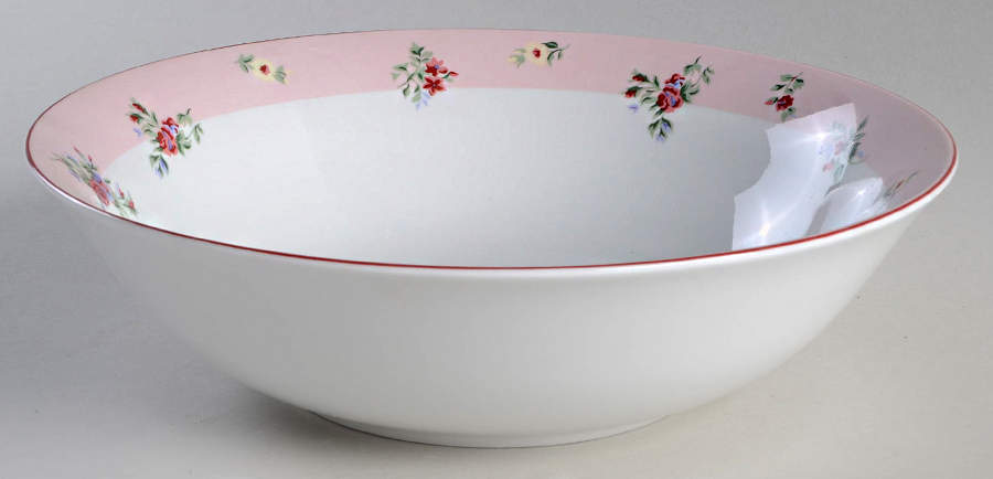 Petite Fleur 9" Round Vegetable Bowl by Laura Ashley-1