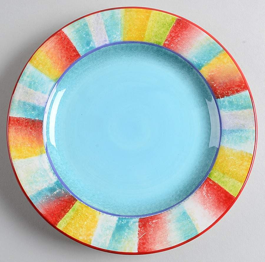 Stripes Salad Plate by American Atelier-1