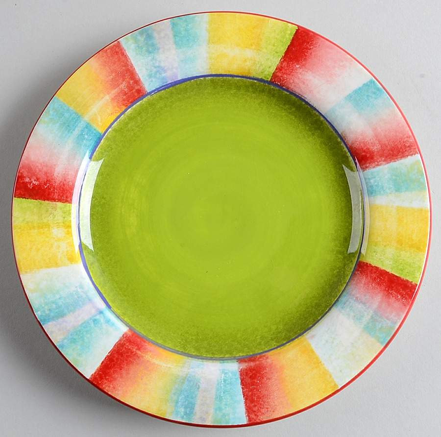 Stripes Salad Plate by American Atelier-1