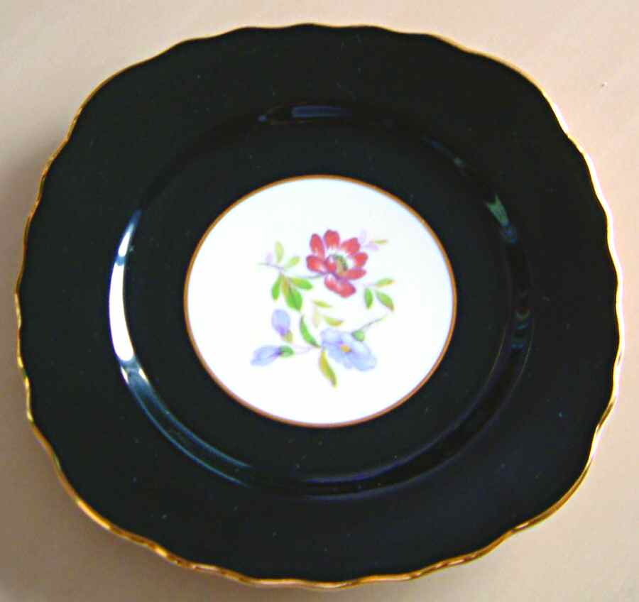 Floral Square Salad Plate by Adderley-1