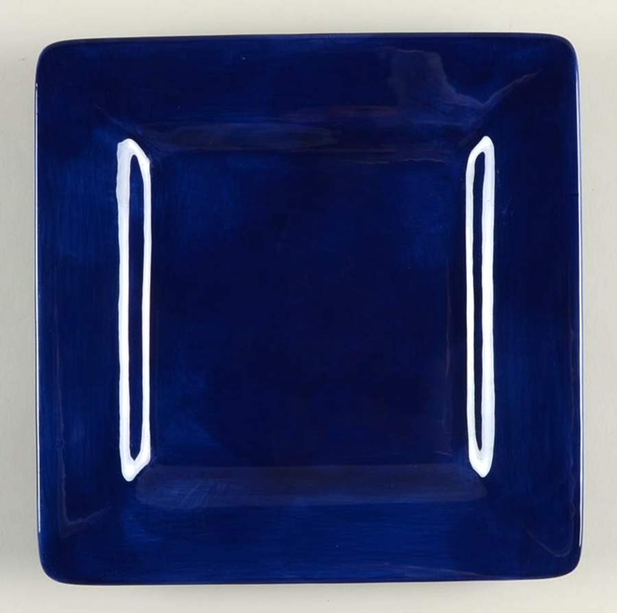 Ciao II Cobalt Square Salad Plate by Artimino-1