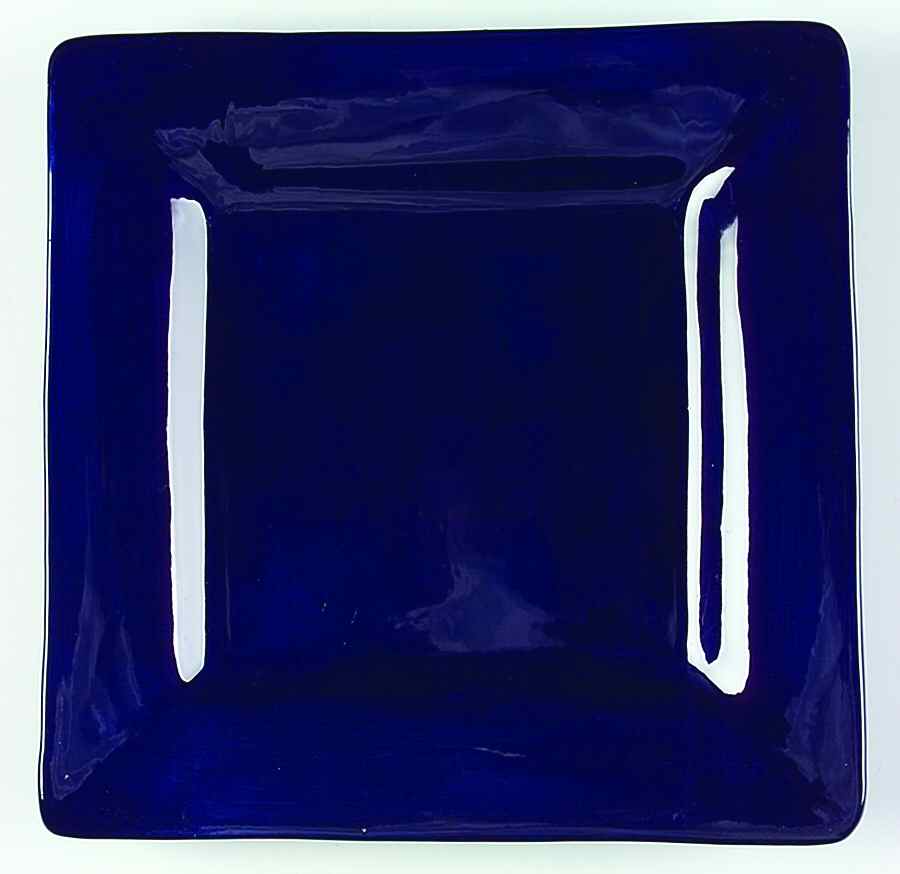 Ciao II Cobalt Square Dinner Plate by Artimino-1