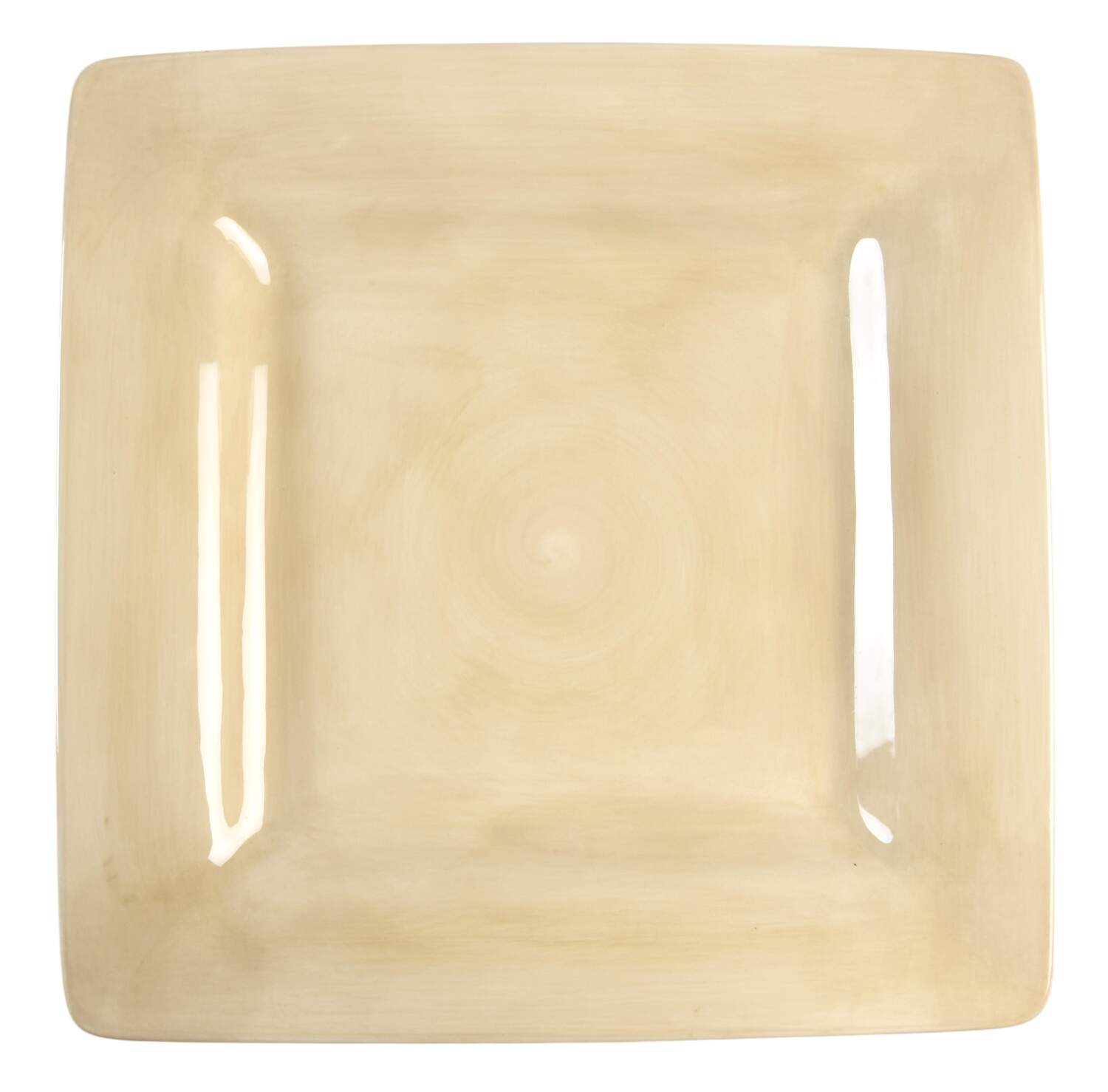 Ciao II Sand Square Dinner Plate by Artimino-1