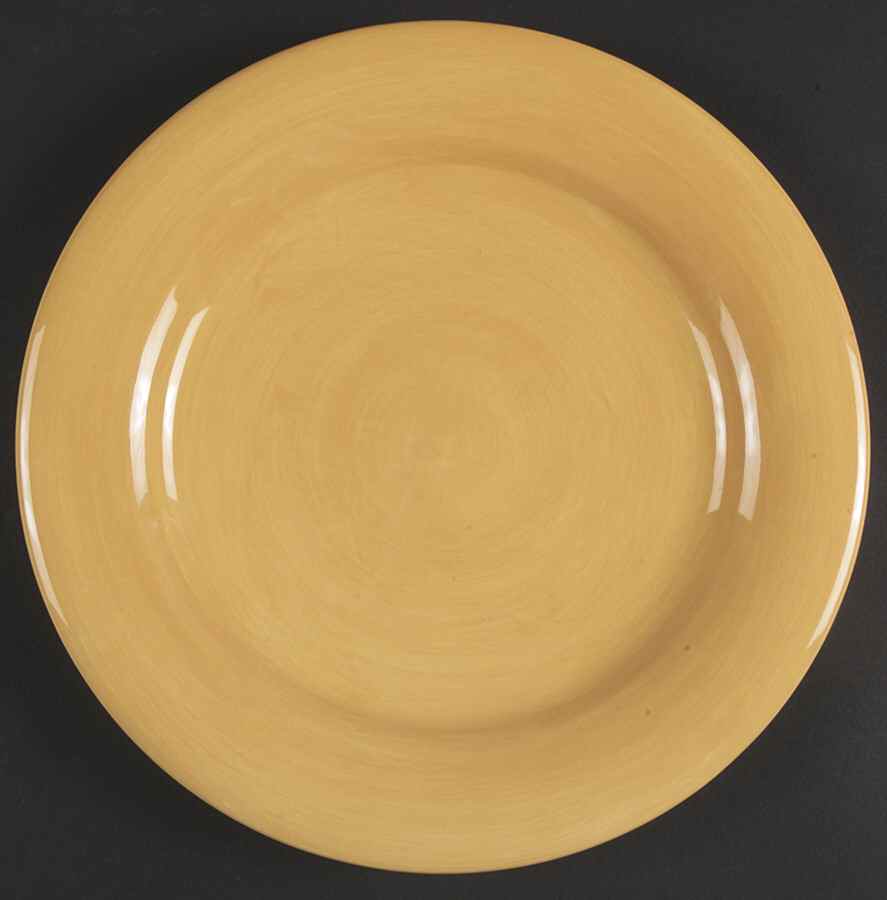 Ciao II Yellow Dinner Plate by Artimino-1