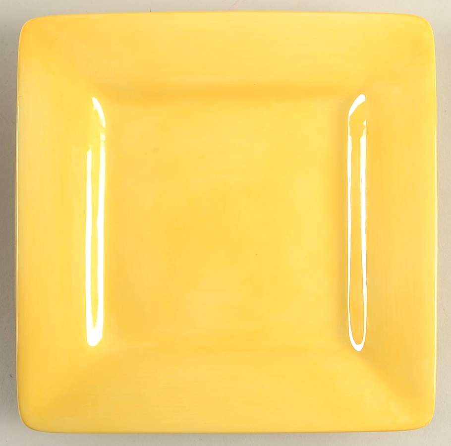 Ciao II Sunshine Yellow Square Salad Plate by Artimino-1