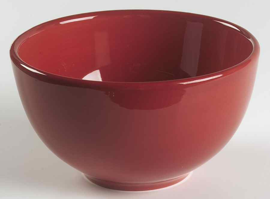 Ciao II Red Coupe Cereal Bowl by Artimino-1