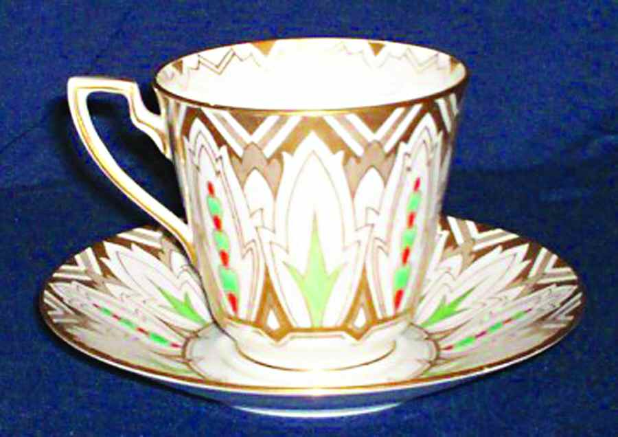 07889 Footed Cup & Saucer Set by Adderley-1
