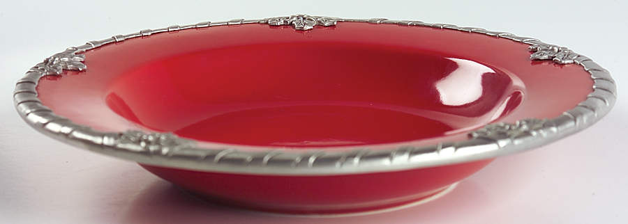 Holly Large Rim Soup Bowl by Arthur Court-1