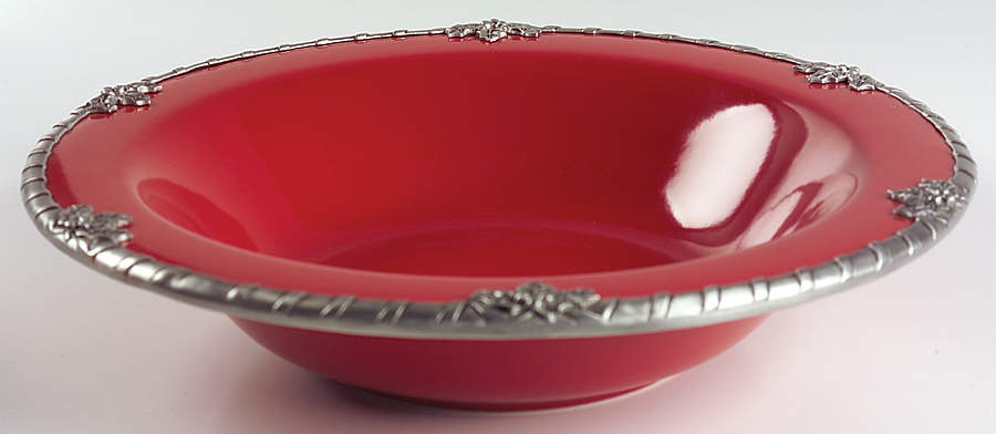 Holly 12" Round Vegetable Bowl by Arthur Court-1