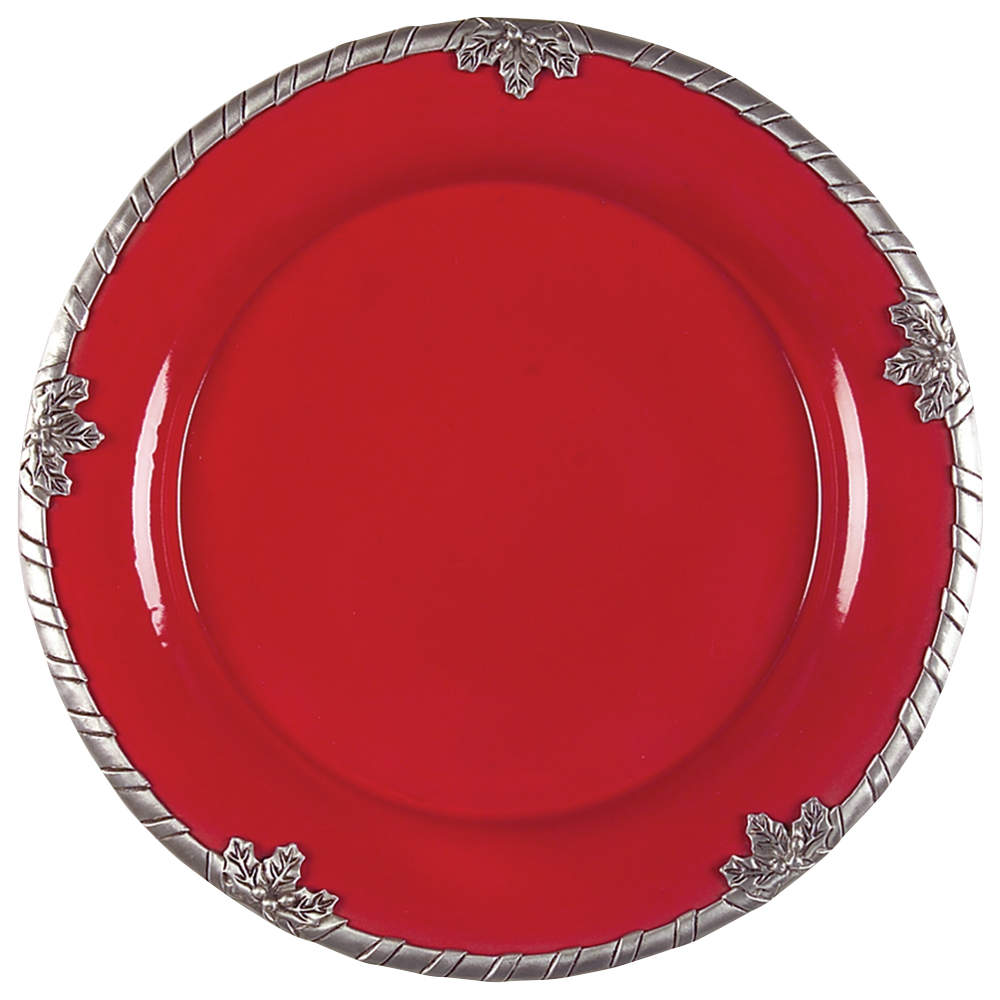 Holly Salad Plate by Arthur Court-1