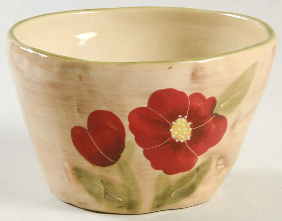 Fleur Rustique Dip Bowl for Chip & Dip Set by Ambiance-1