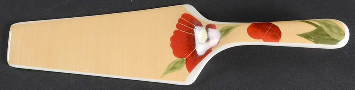 Fleur Rustique Solid Ceramic Pie/Cake Server by Ambiance-1