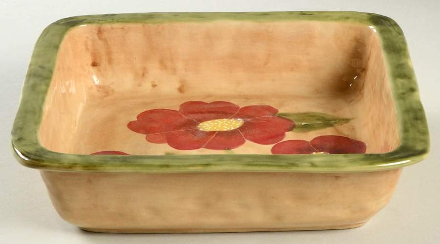 Fleur Rustique 10" Square Baker by Ambiance-1