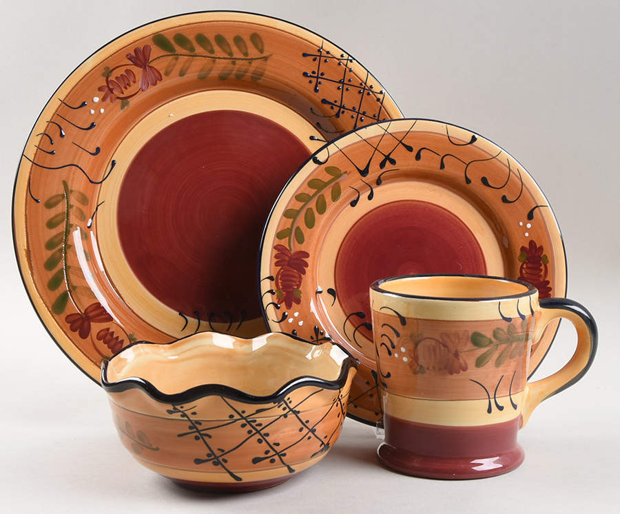 Romance 4 Piece Place Setting by Ambiance-1