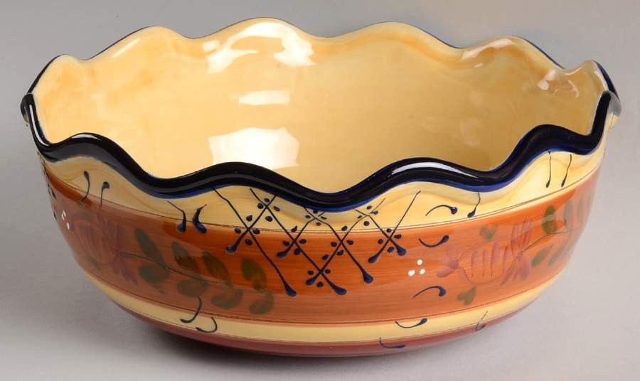 Romance 10" Large Salad Serving Bowl by Ambiance-1
