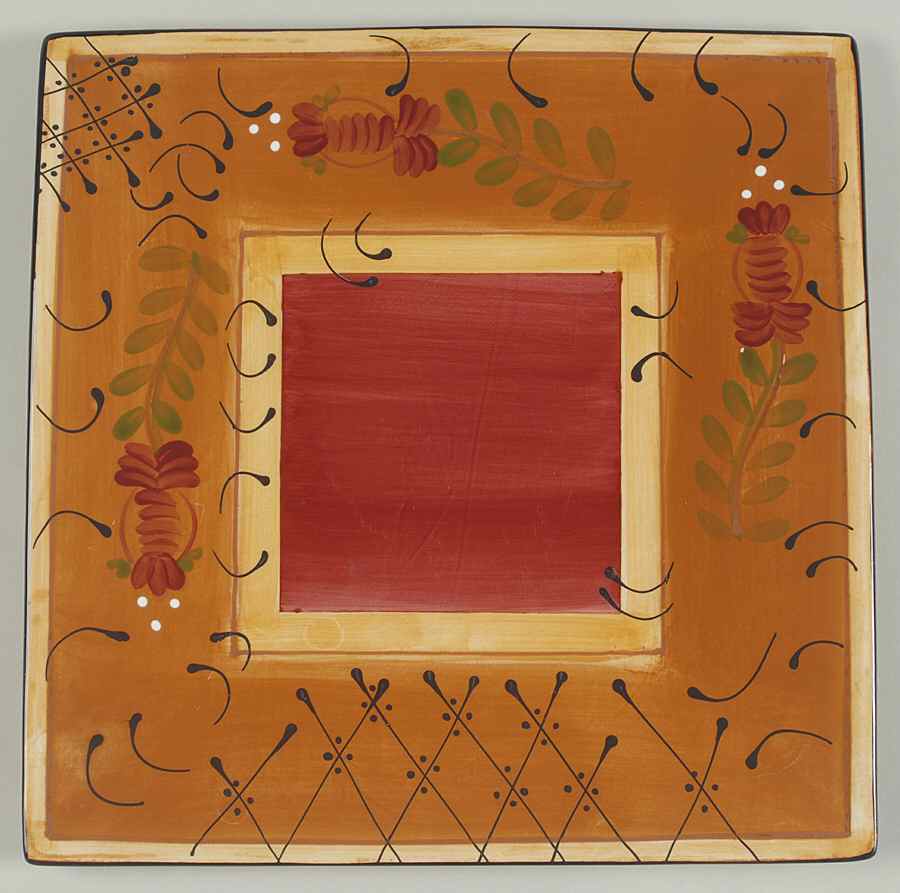 Romance 12" Square Serving Platter by Ambiance-1