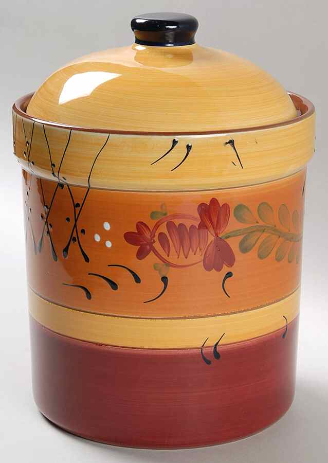 Romance Large Canister & Lid by Ambiance-1