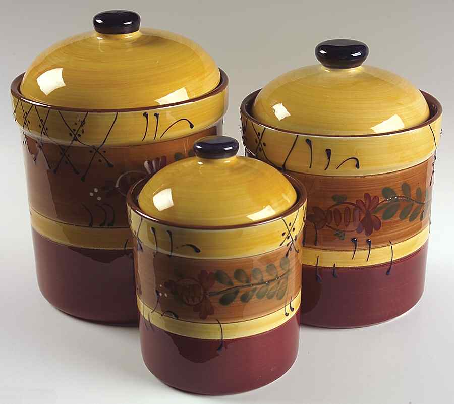 Romance (3 Piece) Canister Set (Box Set) by Ambiance-1