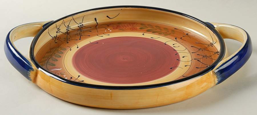 Romance 14" Handled Tray by Ambiance-1