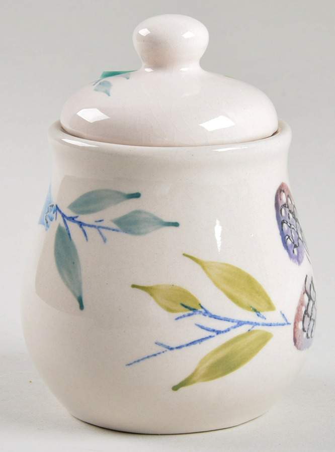 Summer Splendor Sugar Bowl & Lid by Artist's Touch-1