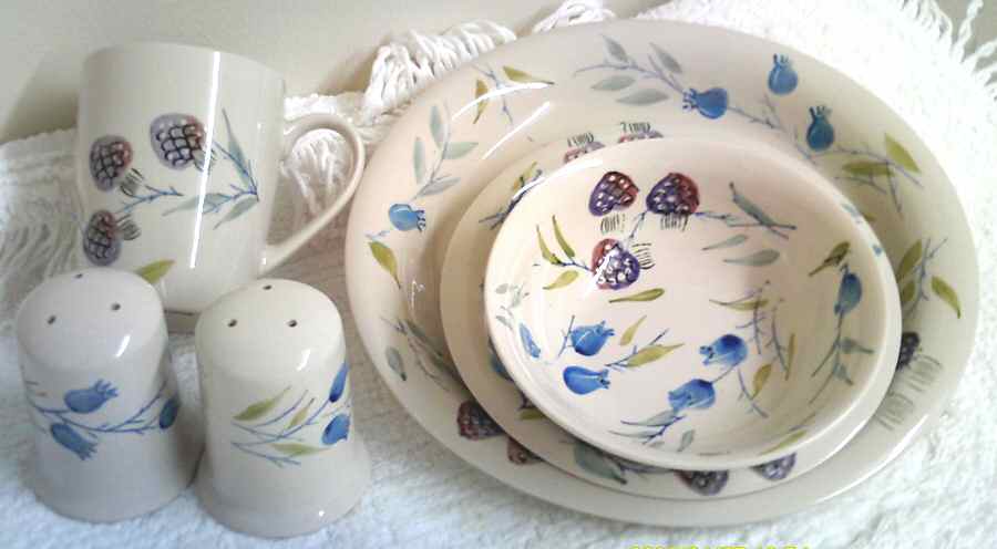 Summer Splendor Salt & Pepper Set by Artist's Touch-1