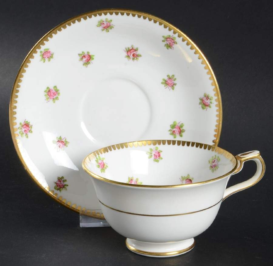 Spring Footed Cup & Saucer Set by Allerton's-1