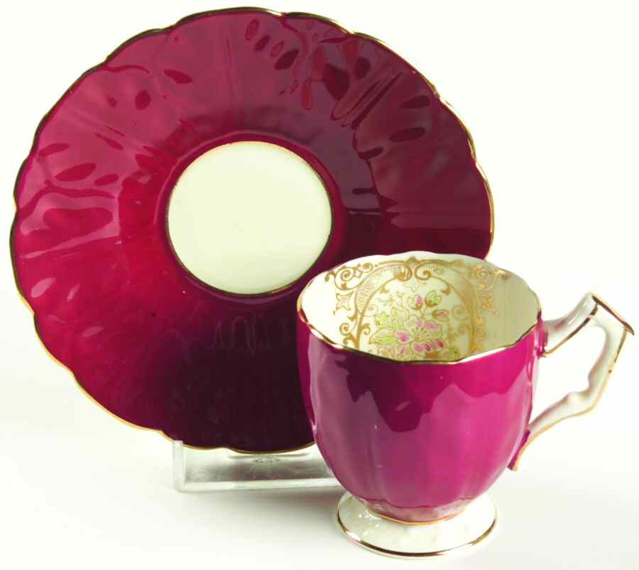 C363 Footed Demitasse Cup & Saucer Set by John  Aynsley & Sons-1