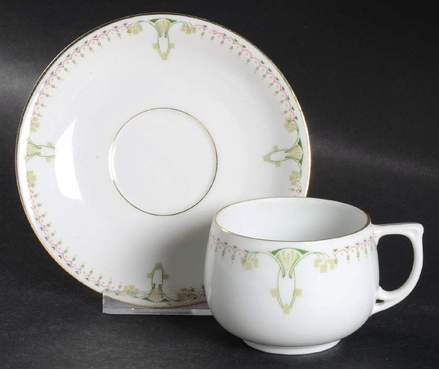 3070 Flat Cup & Saucer Set by Altrohlau-1