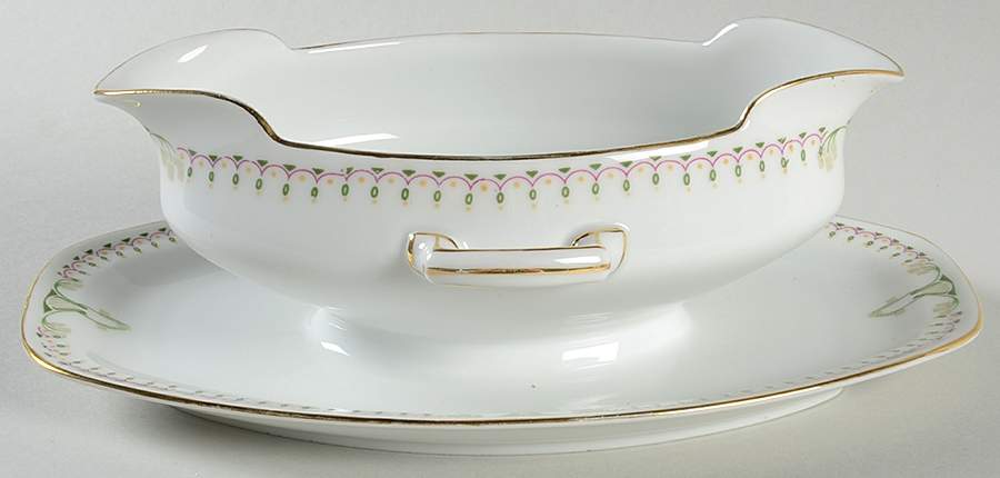 3070 Gravy Boat with Attached Underplate by Altrohlau-1