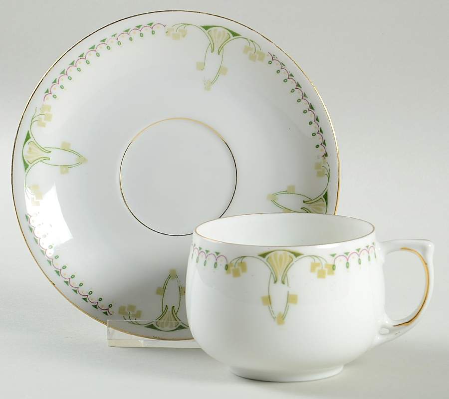 3070 Flat Cup & Saucer Set by Altrohlau-1