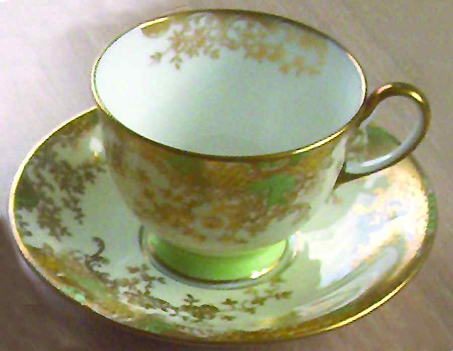 B3077 Footed Cup & Saucer Set by John  Aynsley & Sons-1